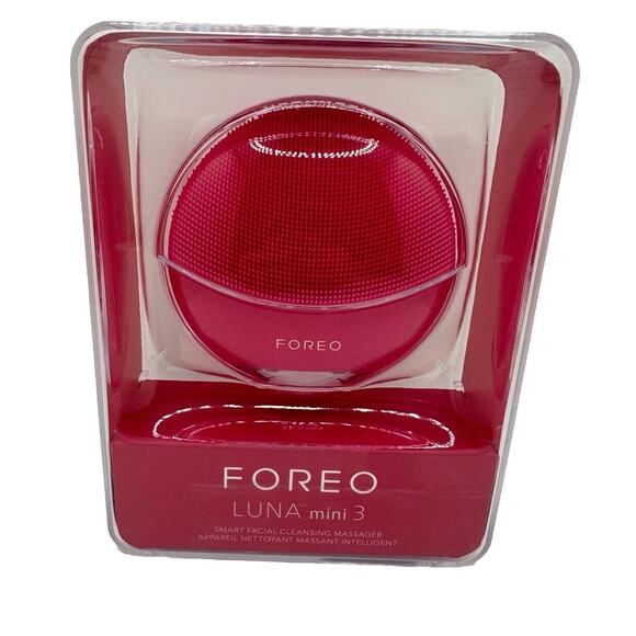 FOREO LUNA Mini 3 Fuchsia Smart Facial Cleansing Massager Device ~NEW/SEALED~ - Picture 1 of 4